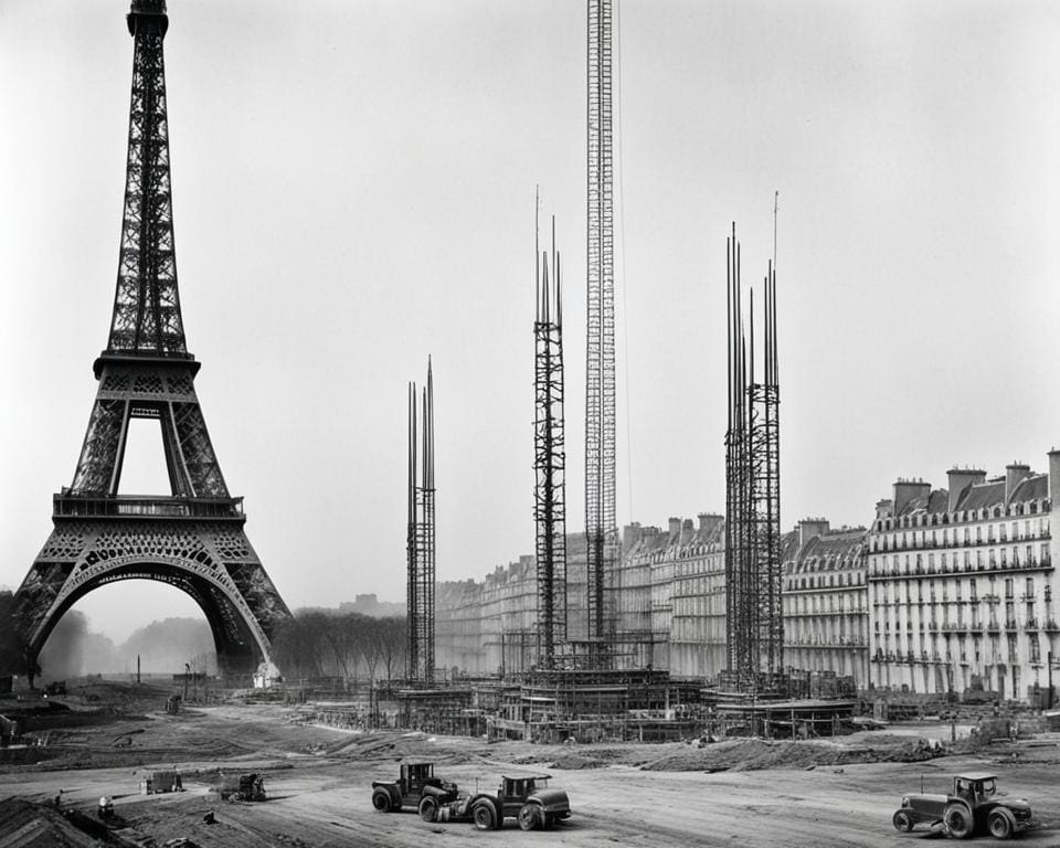 bouw Eiffeltoren