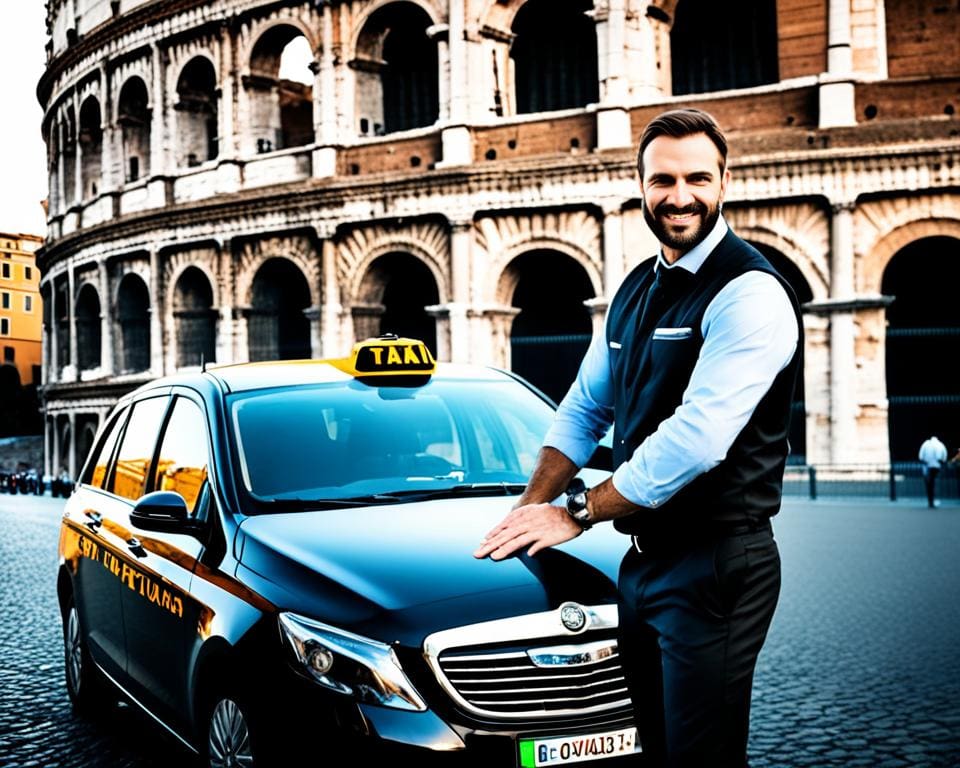 betrouwbare taxi Rome