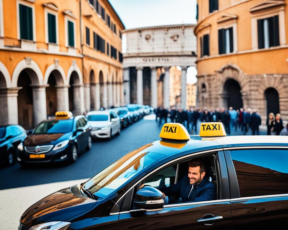 betrouwbare taxi service Rome