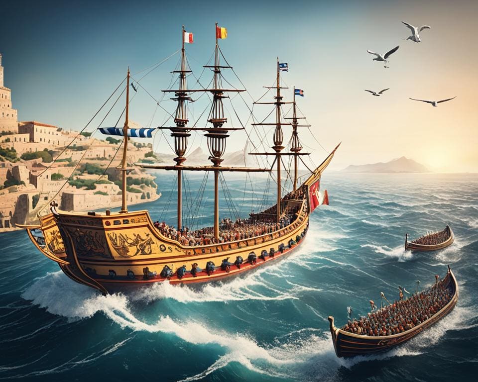 maritieme expansie in het Romeinse Rijk