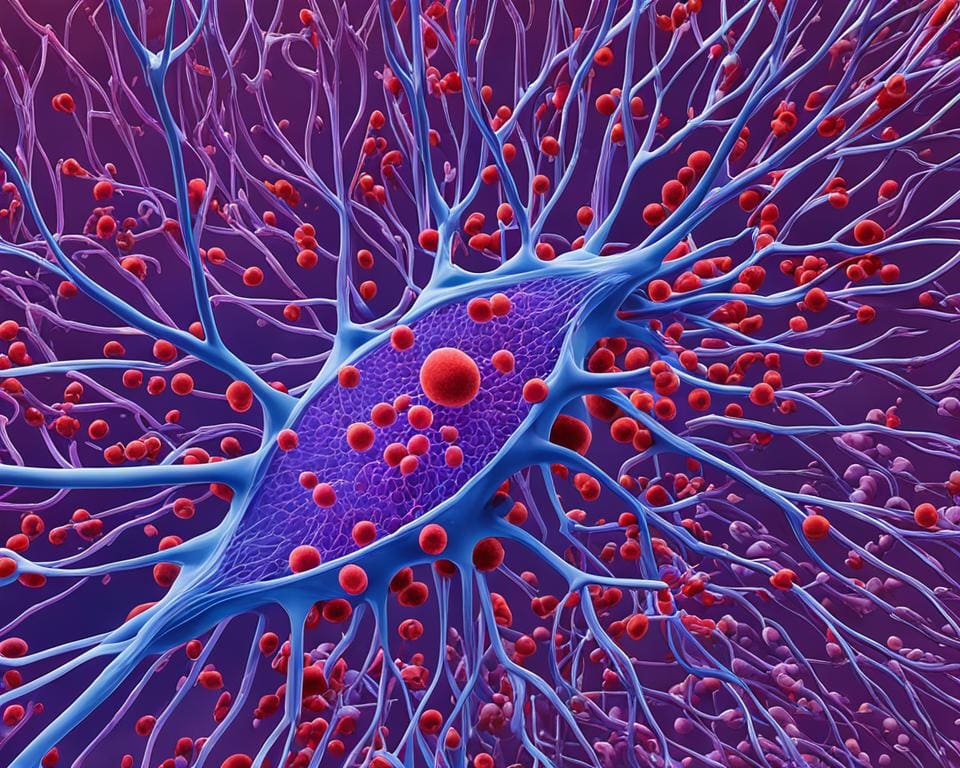 structuur van rode bloedcellen
