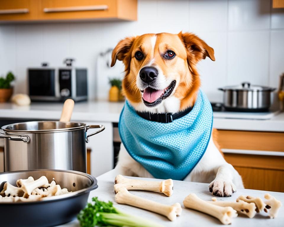 veilig mergpijp koken voor hond
