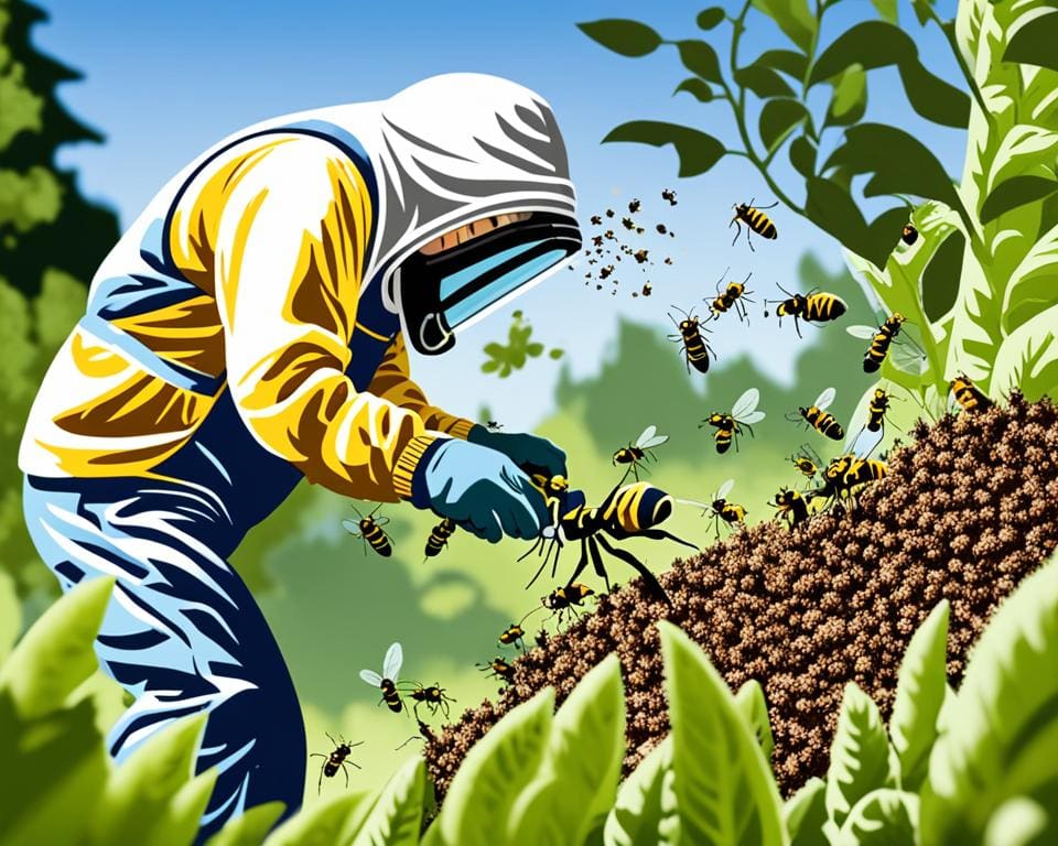 waarom graven wespen in de grond