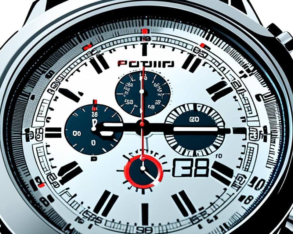 Chronograaf horloge stopwatch functie