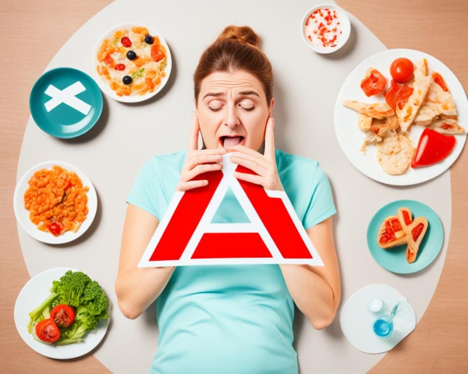 mogelijke oorzaken van buikpijn na het eten