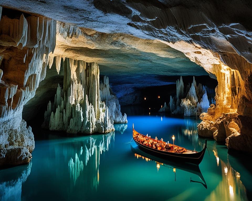 Maak een rondvaart door de Grotte de Choranche, Frankrijk