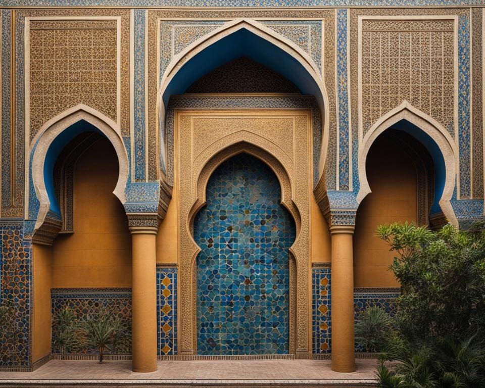 Marokkaanse architectuur in de Koninklijke Kasbah