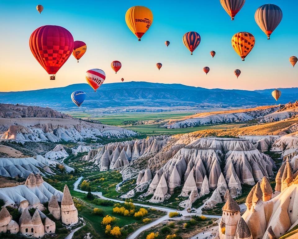 beste tijd voor ballonvaart Turkije