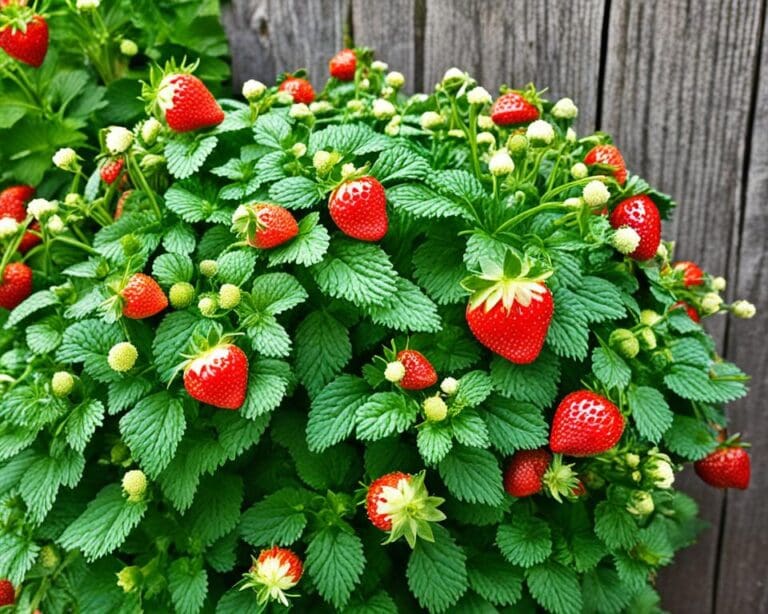 waarom geen aardbeien aan plant