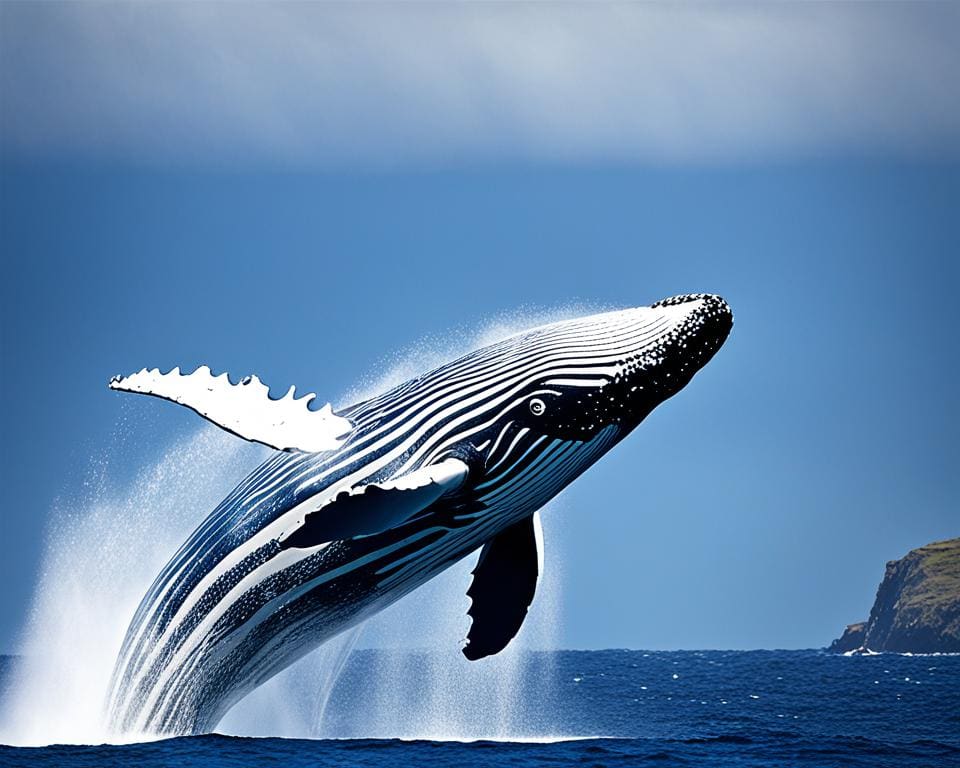walvis spuit water
