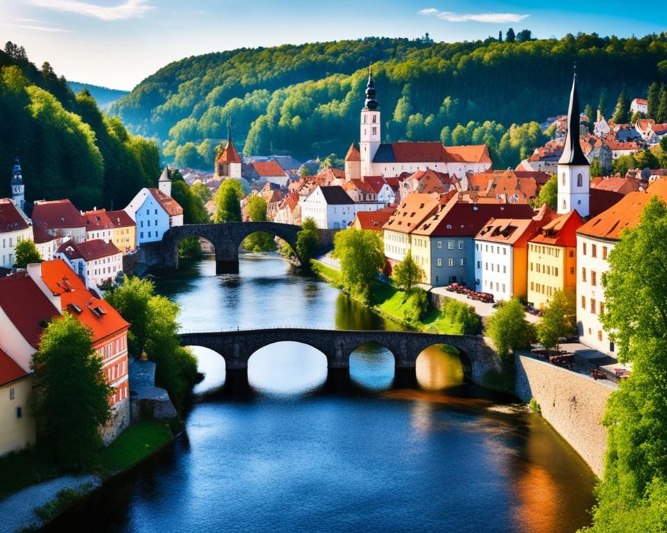 De magische kastelen van het Tsjechische Český Krumlov