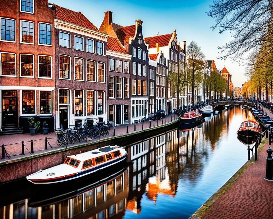historische grachten van Leiden