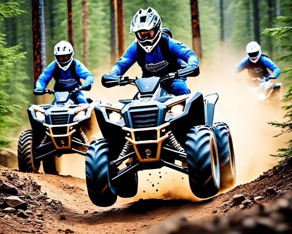 Quads: avontuurlijke off-road ritten