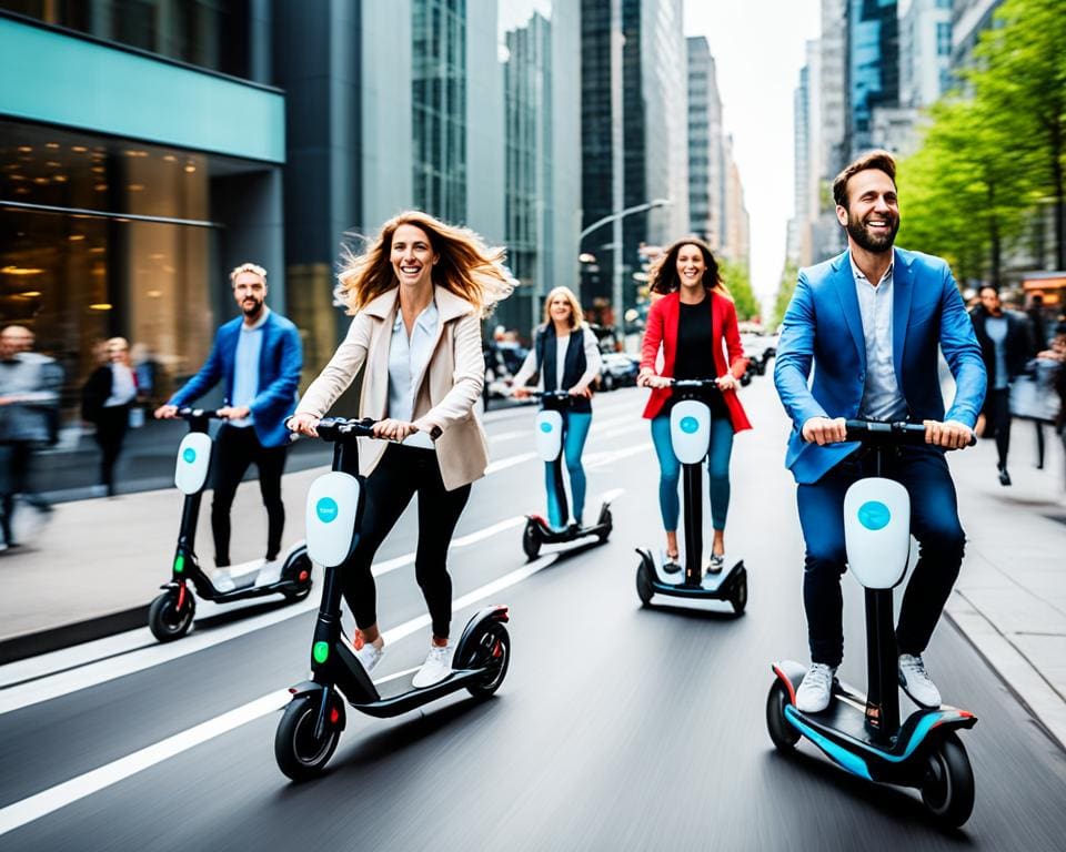 De impact van elektrische scooters op stedelijk vervoer