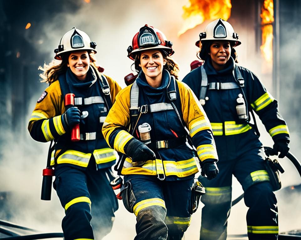 De rol van vrouwen in brandbestrijding