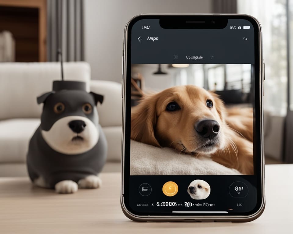 Huisdiercamera met app