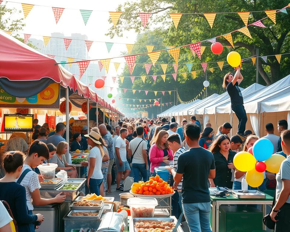 werken op festivals