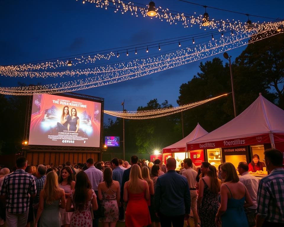 Bioscoopbezoek aan een filmfestival met speciale voorstellingen