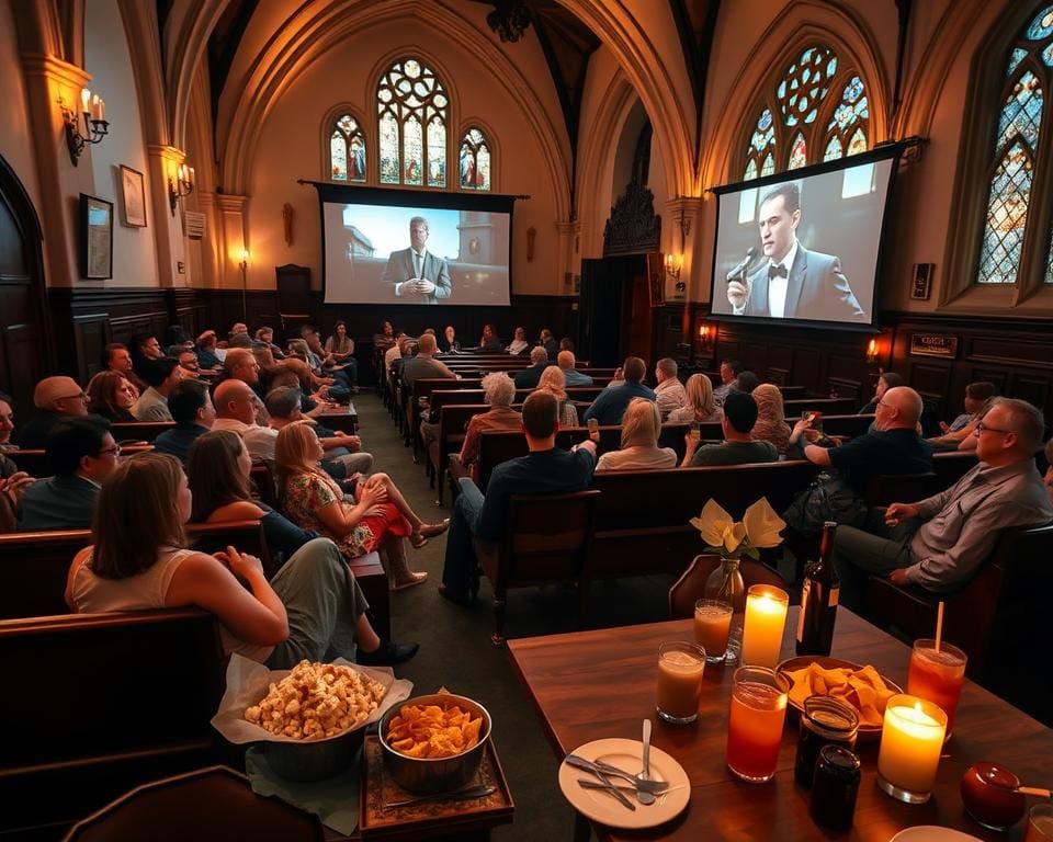 Cultuur evenement in oude kerk