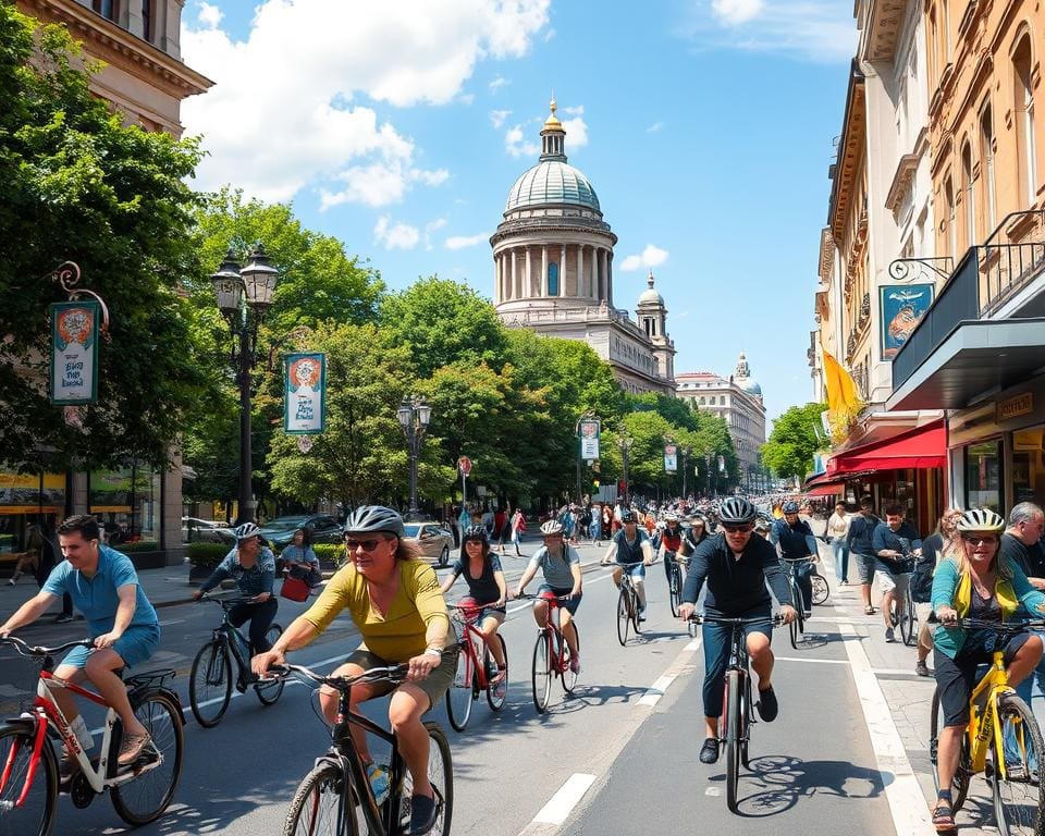 De voordelen van fietsen door de stad