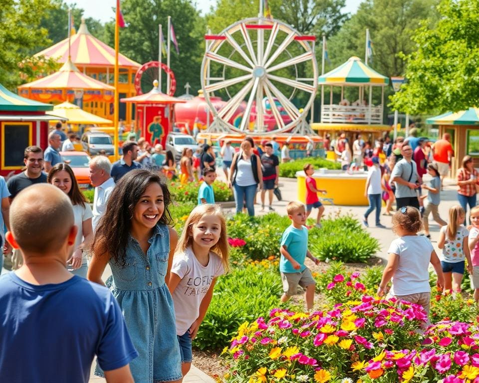 Gezinsvriendelijke activiteiten in pretparken