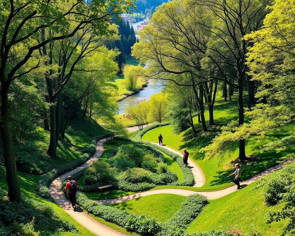 Parkdag met focus op avontuur, wandeltochten en natuur