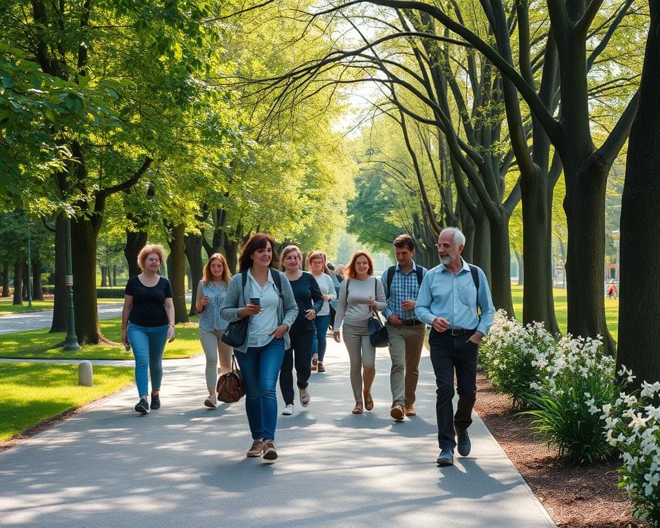 Wat zijn de voordelen van wandelen tijdens de lunchpauze?