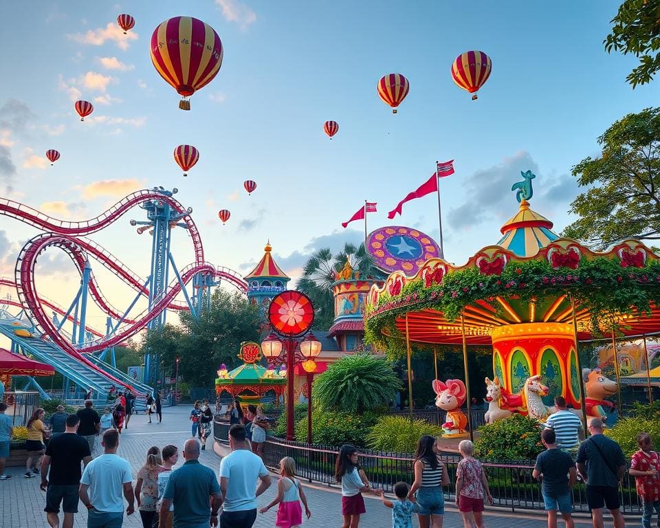 nieuwe attracties in het pretpark