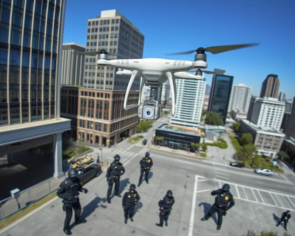 real-time luchtfoto's politieoperaties