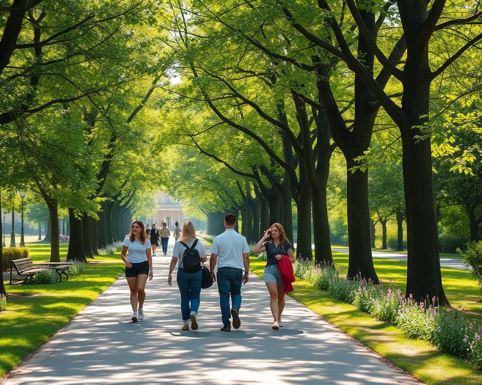 stressvermindering door wandelen