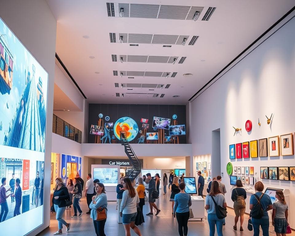 Museumrondleiding door nieuwe interactieve tentoonstellingen