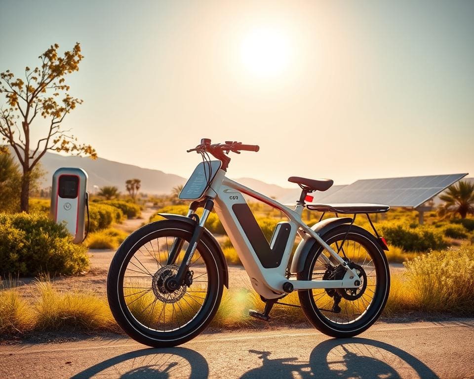 Voordelen van zonnepanelen op elektrische fietsen