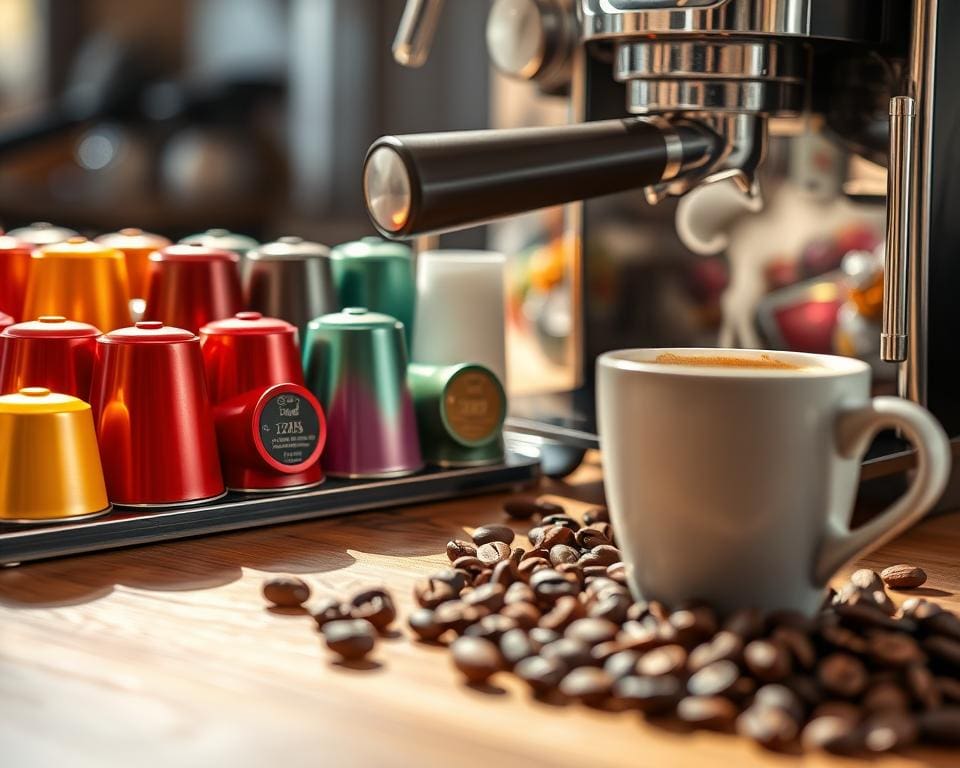 Koffiecapsules voor heerlijke espresso in een handomdraai