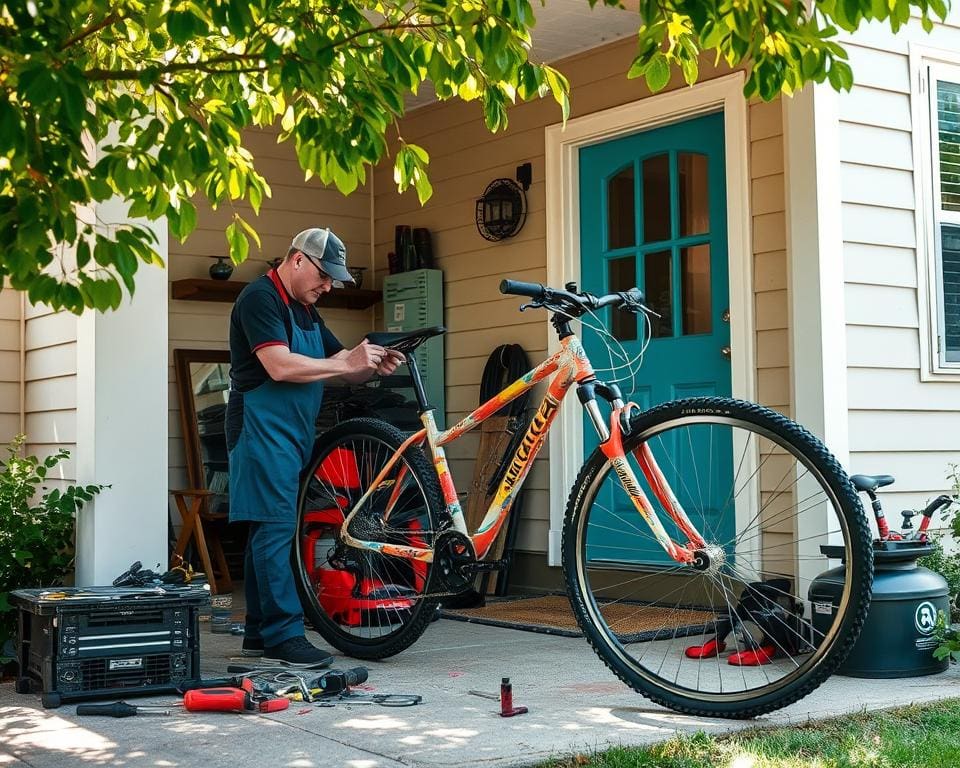 Snelle fietsreparatie aan huis