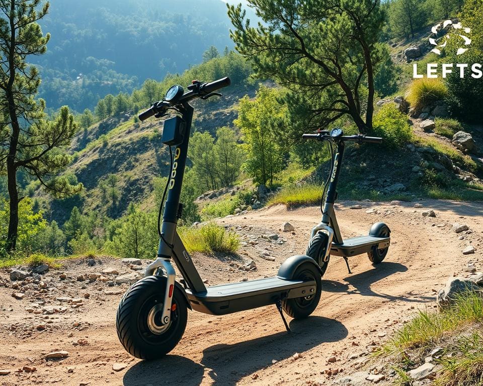 Duurzame elektrische scooters voor off-road gebruik