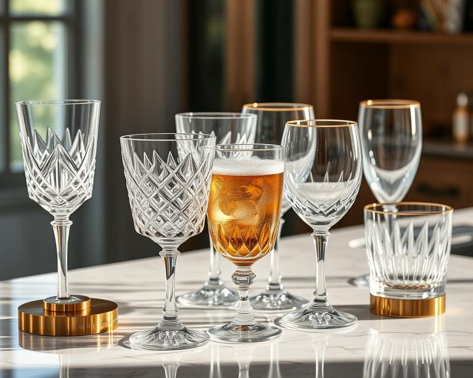 premium materialen in luxe drinkglazen